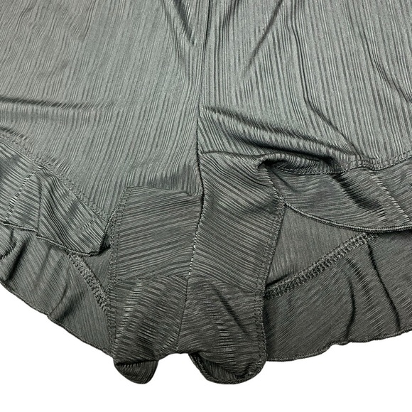 Secret Treasures Black Sleep Shorts Ruffle Trim Stretchy Pajama Loungewear - Picture 4 of 12